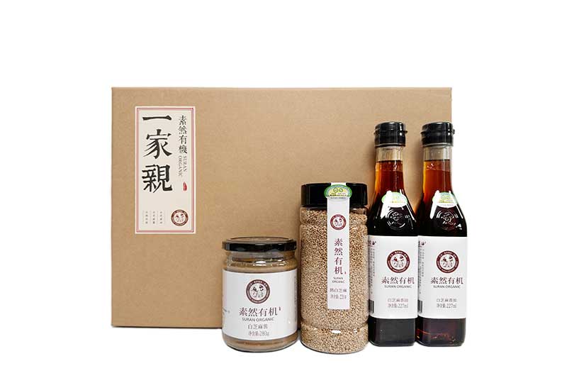 素然有機(jī)白芝麻系列 禮盒